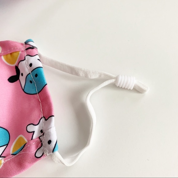 2 PC Girls Face Mask with filter - Picture 4 of 7